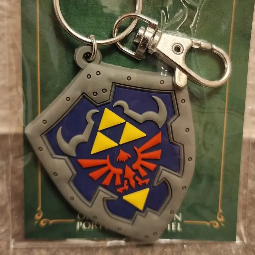 Keychain - Legend of Zelda, Hylian Shield (NEW) - Nintendo - Link